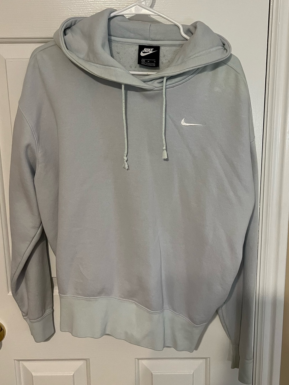 Nike Dull Mint Green Pullover Hoodie with Swoosh